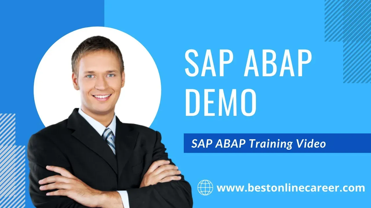 SAP ABAP Online Demo | SAP ABAP Programming For Professionals