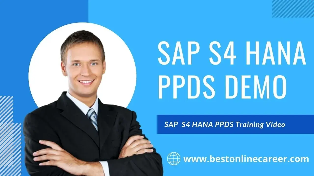 SAP S/4HANA PPDS Training Demo | Production Planning & Detailed Scheduling
